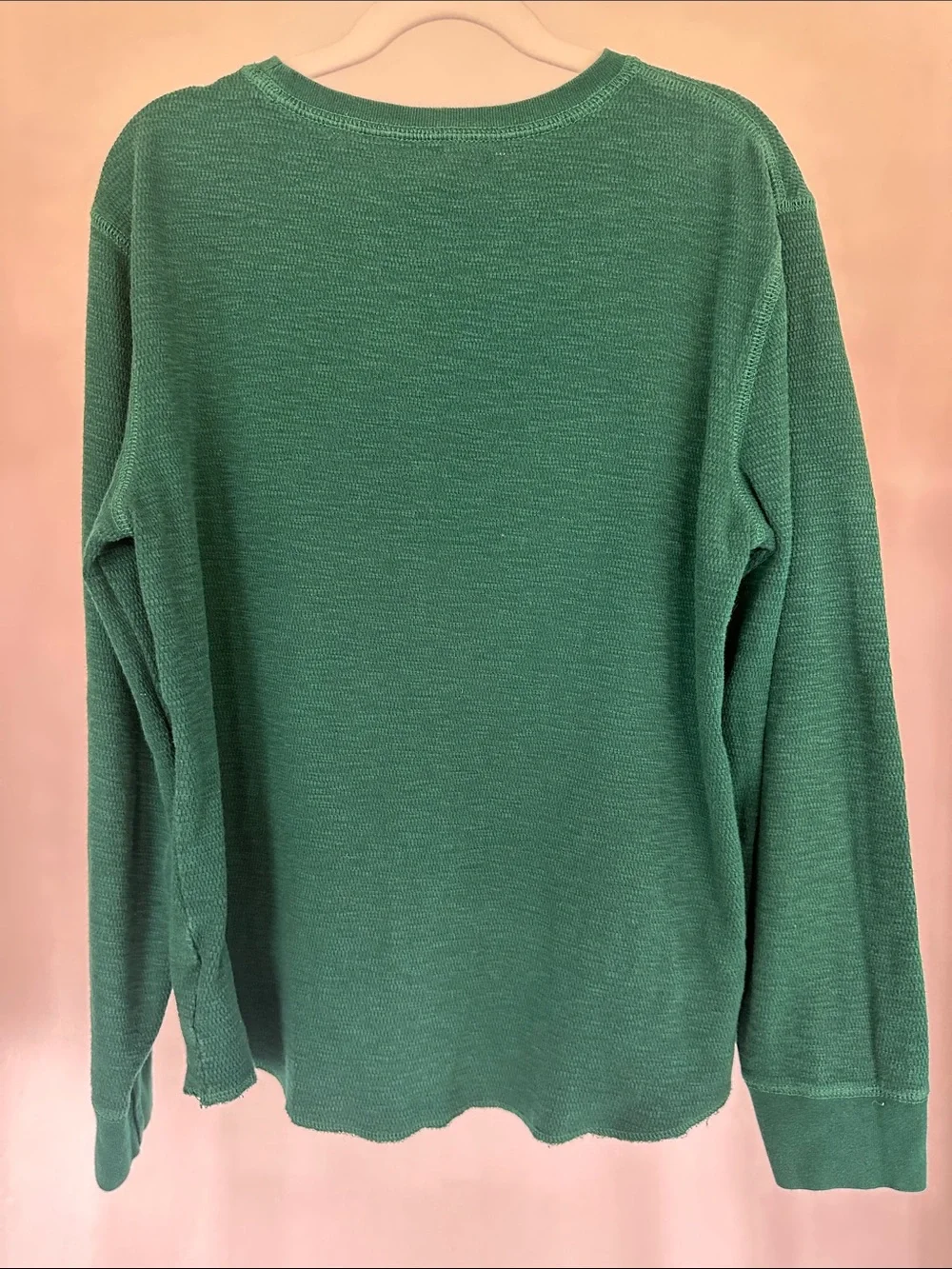 GAP Green Waffle Knit Pullover Boys XL (12)